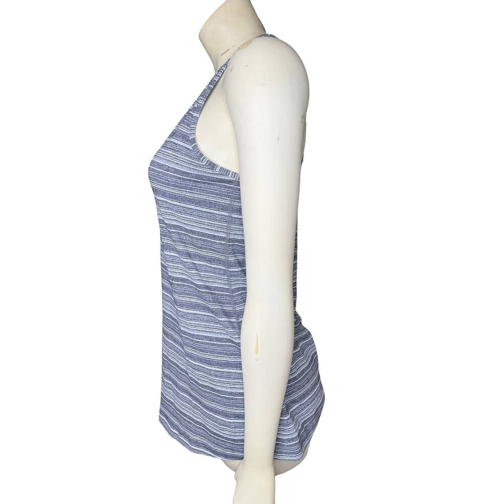 Lululemon Gray Striped Racerback Tank - Picture 4 of 5